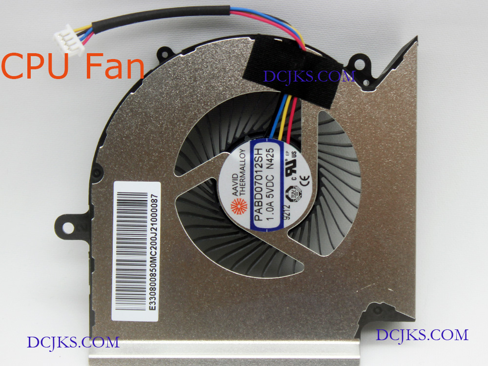 (image for) CPU GPU Fan for MSI GL65 Leopard 10SCSK 10SCSR 10SCXK 10SCXR 10SDK 10SDR 10SEK 10SER 10SFK 10SFKV 10SFKR 10SFSK MS-16U7 MS-16U8